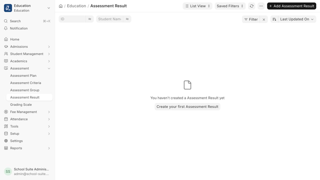 SunuSchool assessment results