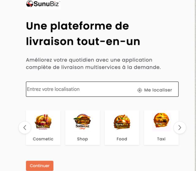 Location field and marketplace category selector